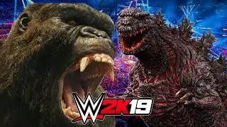 KING KONG vs GODZILLA | WWE 2K19 Gameplay