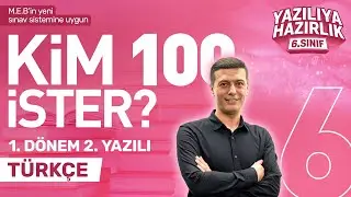 KİM 100 İSTER? | 6. Sınıf Türkçe 1. Dönem 2. Yazılıya Hazırlık – 2025-2026 Sınav Full Tekrar