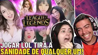 COMO AS MULHERES REALMENTE JOGAM LEAGUE OF LEGENDS #2 | REACT