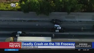 One killed, two injured in multi-car crash on 118 Freeway in Granada Hills