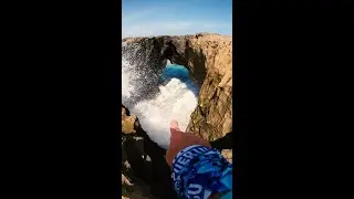 GIGANTE POZO 😱 A LA ORILLA MAR 🌊🇵🇷 Grita 📣 Jacinto.. Traeme la Vaca.. y veras lo que Pasa !