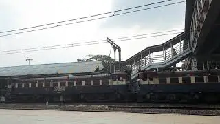 WAG7 Pantagraph raising and engine start up sound || Lonavla station