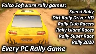 Falco Software - 7 rally games inc. Dirt Rally Driver HD (2014-2020) - Every PC Rally Game