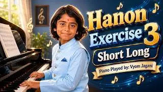 Hanon Piano Exercises 3 Short Long