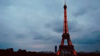 1 Hour Paris Night 🌙 Eiffel Tower Sleep Music for Deep Relaxation
