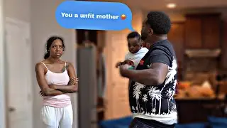 TELLING MY WIFE SHE IS A UNFIT MOTHER TO SEE HER REACTION *BACKFIRED*