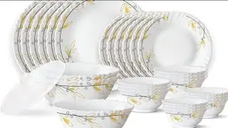 🥰BOROSIL  PACK OF 35 🍽️ DINNER SET (PRICE-1599)UNBOXING
