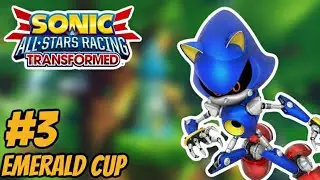 Sonic and All-Stars Racing Transformed™ Playthrough Part 3 (Emerald Cup Gameplay)