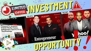 Exclusive Investment Opportunity with PlayersTV - LIMITED TIME ONLY!