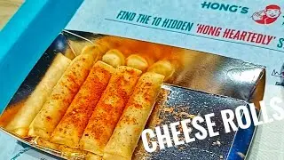 😍Cheesy spring rolls from Hong's kitchen🤤