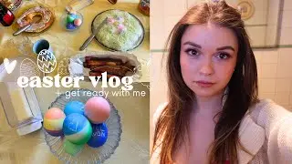 Easter GRWM + Aesthetic Easter Vlog 🐰💜🌼