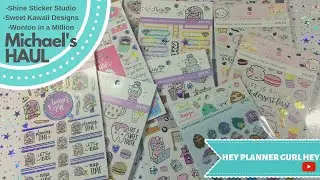Sticker Flip-Through (Shine Sticker Studio, Sweet Kawaii Design,  Wonton In A Million)