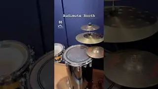 Audimute Cocktail Kit Booth 🤩 #audimute #drumstudio #acousticsolutions #studiobuild #strajkstudios