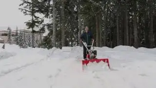 A Walk Behind Snow Plow That Earns its Snow Bull Name