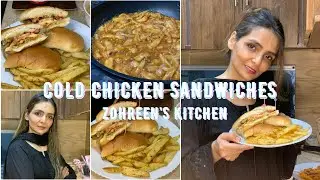Cold chicken sandwiches | Recipe by zohreen | In Urdu