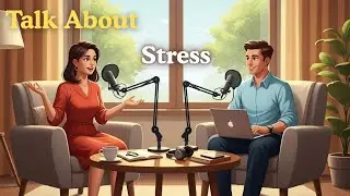 Learn English With Real Conversations Podcast | How to Talk About Stress in English 
