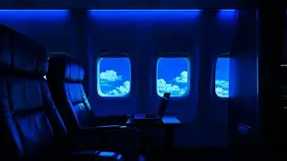 Fall Asleep in Private Airplane | Relaxing Comfort Luxury Jet Sound | 10 Hours Soothing White Noise