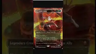 Avatar Aang Alt art #mtg #magicthegathering #mtgarena #avatar #spoiler