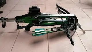 DOUBLE crossbow 6 arrow shooting