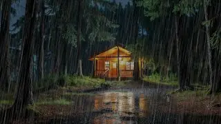 Put YOU to Sleep Instantly & Soundly | Torrential Rain on Rainy Night