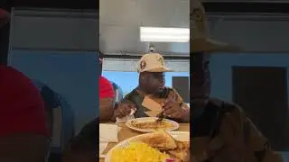 Breakfast Time with Dj and the gang!! Waffle house it is! Dj loves the All Star Breakfast 🤣😂