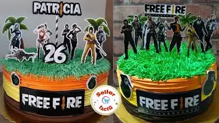 Free Fire Cake Design | Free Fire Theme Cake