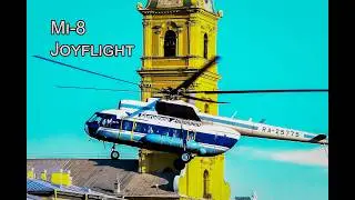 Mi-8 Helicopter taking off at St.Petersburg