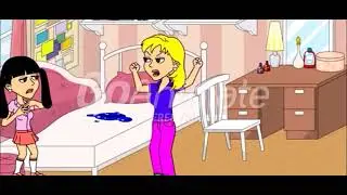 Cathy gets a nappy after wetting the bed
