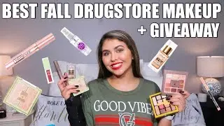 BEST FALL DRUGSTORE MAKEUP+GIVEAWAY! FALL 2018