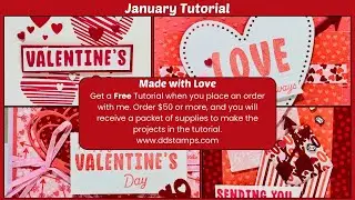 Live Card Making | Stampin&rsquo; Up! Made with Love Suite
