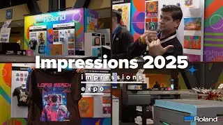 Roland DGA Showcases Groundbreaking DTF & UV Desktop Printers at Impressions 2025