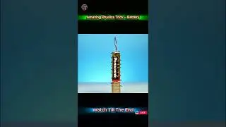 🔥 AMAZING Science Trick: Battery & Magnet Spin Like Magic