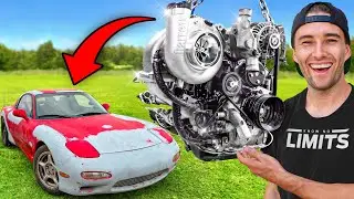 Я восстановил мотор для своего разбитого FD RX7!