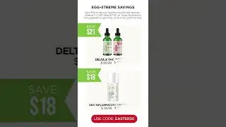 30% Off Tinctures & Topicals! Happy Easter Sale!!