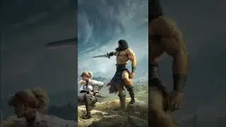 Concept art by Jakob Eirich for Conan Exiles (2017)