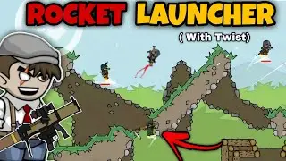 Rocket Launcher Only Challenge in Mini Militia #2