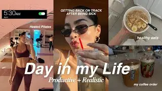 5AM DAY IN MY LIFE | *productive* & self-employed, pilates, healthy eats, getting back on track....
