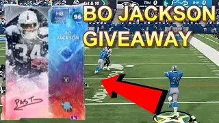 96 OVERALL BO JACKSON GiveAway Review GamePlay Madden 21