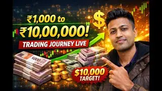 10 to 10,000 Dollar Trading Challenge | Live Stream 26🔥