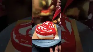 Do's & don't while doing round to heart shape cake tips and trick | #shorts #viral  #youtubeshorts
