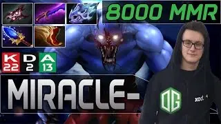 Dota 2 | OG Miracle - Night Stalker | Walking Ward, Moon Shard + Scepter | Ranked Gameplay