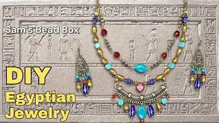 Make This Stunning Egyptian Jewelry Set! | DIY Tutorial + Unboxing