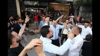 افراح الحاج حمودعبد الدايم حفلة الحلاق العريسين غيث حمودعبدالدايم وزياد موفق عبدالدايم في مدينة دوما