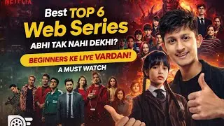 Best Top 6 Web Series on Netflix 😱 | Beginners ke liye Vardaan 🔥#viral vidio #crazyayush25