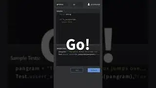 codeshorts - python - detect pangram