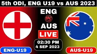Australia 19 vs England 19 || AUSU19 vs ENGU19 5th ODI ||  live score and commentary