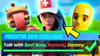 Talk with Beef Boss, Remedy and Dummy All Locations - Fortnite