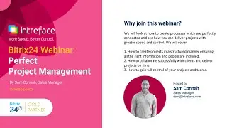 BITRIX24 WEBINAR: PERFECT PROJECT MANAGEMENT