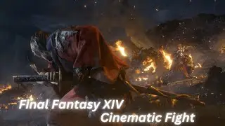 Final Fantasy XIV  Movie Cinematic Scene | Epic fight