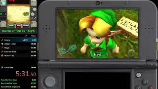 The Legend of Zelda: Ocarina of Time 3D - New 3DS XL - Any% in 27:11 by JTown2909